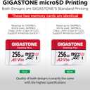 for Switch 1 Only GIGASTONE 256GB Micro SD Card, Gaming Plus, MicroSDXC Memory Card for Nintendo-Switch 1, Steam Deck, 4K Video Recording, UHS-I A1 U3 V30 C10, up to 100MB/s, with Adapter