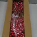 RECUTMS Berry Garland Artificial Black Berry Garland 5.9FT Garlands with Bendable Stems for Christmas Halloween Holiday Fireplace Stairs Table Decor