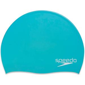 Speedo Elastomeric Solid Silicone Swim Cap (Teal)