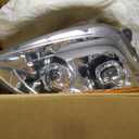 Fit for 2011-2023 Peterbilt 579 587 Class 8 Truck LED Headlight Headlamp Chrome Housing Assembly Replacement Pair/Set