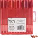 Disney Winnie the Pooh Gel Pens Set for Kids, 24 Pack with Glitter Gel Pens, Cute Pens for Girls and Boys