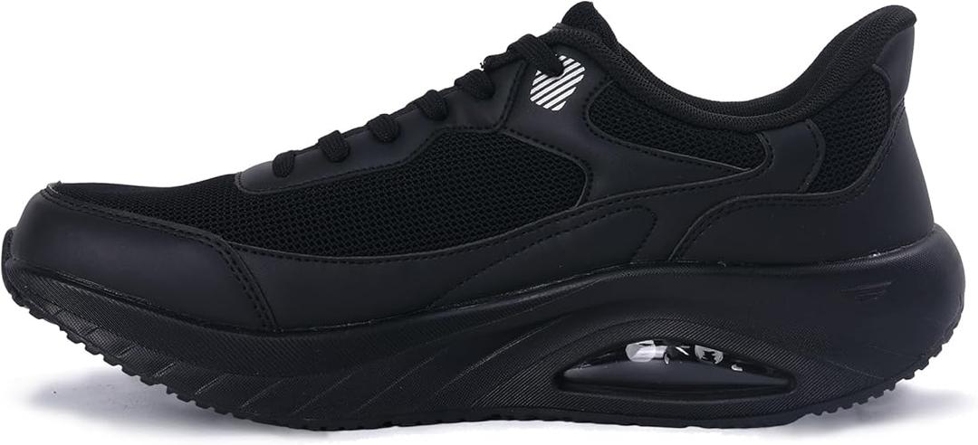 Wide Toe Box Arch Support Walking Shoes for Men | Orthotic Plantar Fasciitis Tennis Sneakers | Slip On Athletic Running Shoes 9