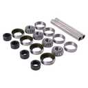 DVPARTS 2X 13x5-6 Improved Front Wheel Bearing Rebuild Kit & Axle Sleeve Compatible with Scag 43581 482621 482622 43584 Hard 304 Stainless Steel Axle & Upgraded Spring-Loaded Seals