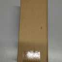 Mouthwash Dispenser for Bathroom, Glass Mouthwash Dispenser with Cup, Mouth Wash Container Bottle with Cup, Refillable Mouthwash Decanter, Clear Black, 1 Pack, 17oz