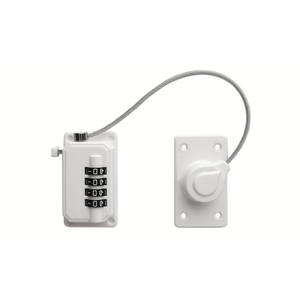 Child Safety Cabinet Locks, Fridge Lock with Combination, Closet Locks,Cabinet Lock(White, 2Pcs)