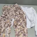 Voxikodex Size 7 8 Years Girls Clothes 2 Piece Long Sleeve T-Shirt Top Grey High-Waisted Pants Fashion Little Girls Fall Winter Outfits Set 9-10T