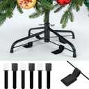 12 Pcs Christmas Tree Anchor Stand Accessories Christmas Tree Wall Anchor for Cats No Drill Anti Tip Adhesive Safety Peel Stick to Childproofing Anchors for Pet Xmas Proofing to Prevent Falls