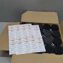 Empty 6 oz Small Containers with Lids & Labels - Refillable Plastic Jars with Lids - Sugars Scrub Jars/Slime Containers (6 fl oz)