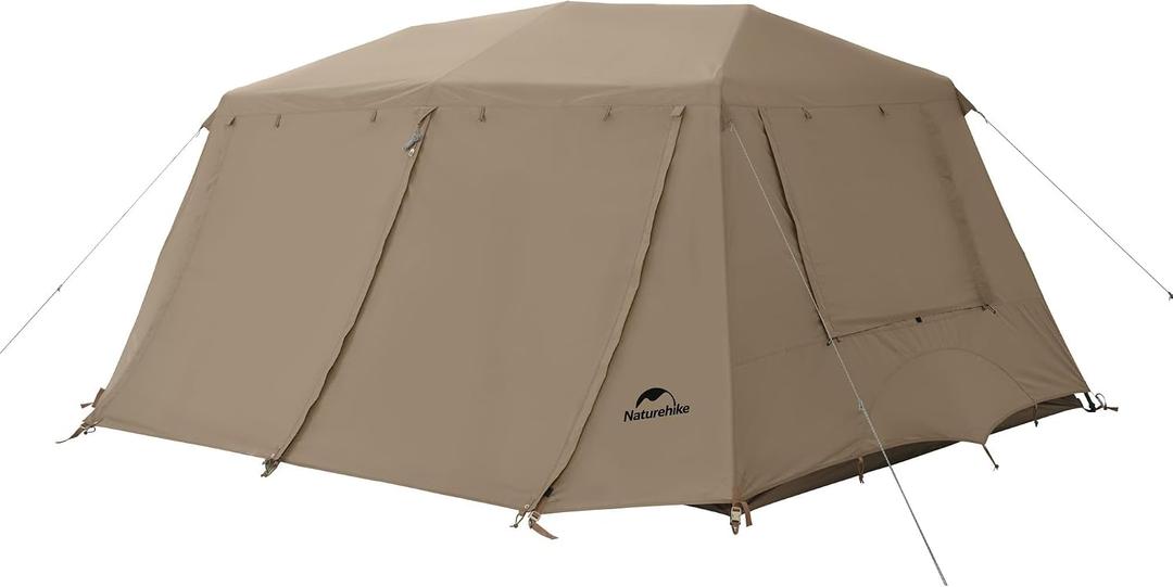 Naturehike Village Instant Tent, 8 Person Camping Tent with Full Rainfly, Waterproof Large Cabin Tents for Car Camping
