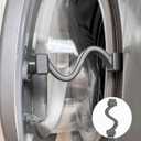 Washer Door Prop, Shorter Front Load Washer Door Prop to Save Space, Keep Front Loader Door Open to Prevent Damp, Short Washer Door Holder for Front Load Washing Machines, Grey