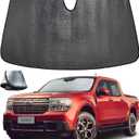 Windshield Sun Shade for Ford Maverick 2022-2024 - 5-Layer Bubble Foldable Front Window Shade Sun Visor Accessories - Blocks Heat & UV Rays​​