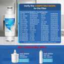 ICEPURE DA97-17376B Refrigerator Water filter Compatible with Samsung DA97-17376B DA97-08006C HAF-QIN, HAF-QIN/EXP, RF23M8070SG, BRF425200AP, 1PACK