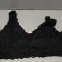 Avidlove Womens Lace Bralette Deep V Plunge Bra Wireless Longline Sexy Tank Tops Soft Crop Top Non Padded (XX-Large, Black)