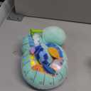 Baby Toys 0 to 12 Months, Musical Stuffed Animal Activity Soft Toy with Multi-Sensory Crinkle, Rattle and Textures, Infant Tummy Time Toys for Newborn Boys Girls, Caterpillar, Blue