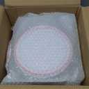 Goodluck 120 Pack Red Rim Plastic Plates - 60 Dinner Plates (10.25") & 60 Dessert Plates (7.5") - Heavy Duty Disposable White Plates with Elegant Red Trim - Premium Dinnerware Set for Wedding