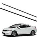 Weather Stripping Window Molding Trim Seal Left and Right Door Belt Moldings Compatible with Honda Civic Coupe 2D 2006-2011 Replace# 72410-SVA-A01ZA 72450-SVA-A01ZA