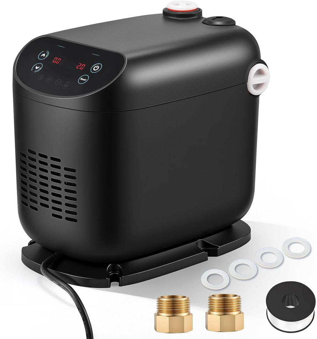 Whole House Water Pressure Booster Pump 70 PSI Variable Speed Booster Pump Penmanent Mangnet Motor Constant Pressure for Home Apartment Garden Shallow Well