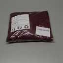 Love2Mi Maternity Shirts Long Sleeve Wrap Tie Front Side Ruched Maternity Tee Top Pregnancy Clothes Wine Red (XL)