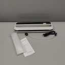 Vacuum Sealer, 8-in-1 Vacuum Sealer For Food, 100W, Digital Timer, Moist&Dry Mode and External VAC for Containers, Built-in Cutter & 10 Vacuum Bags White