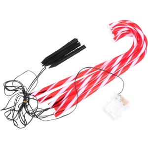 IMIKEYA 1pc Christmas Candy Cane String Light Festive Outdoor Decor for Gardens and Yards Crutch Shape String Lamp for Holiday Celebrations