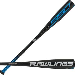Rawlings | 5150 Youth Baseball Bat | USA | -11/-10/ -5 Drop | 1 Pc. Aluminum | 2 5/8 Barrel, 27"