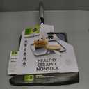 GreenPan Lima Hard Anodized 11 Square Griddle Pan, Ceramic Nonstick, PFAS-Free Nontoxic Pots and Pans, Oven & Broiler Safe, Stainless Steel Handle, Cookware for Eggs & Omelet, Gray