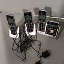 AT&T CRL82312 3-Handset Expandable Cordless Phone with Answering System, XL Display, Backlit Buttons & Visual Ringer