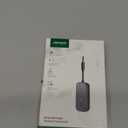 UGREEN Airplane Bluetooth 5.2 Transmitter Adapter for Airpods or Headphones Dual Pairs, 2-in-1 Wireless Bluetooth 3.5mm Aux Audio Transmitter/Receiver for Flight, TV, Car Stereo, Treadmill, MP3 Player