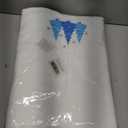 Christmas Bathroom Towels Set of 3 White Blue Xmas Tree Embroidered Soft 100% Cotton Bath Towel Little Snow Man Hand Towels for Winter Holiday Christmas Kitchen Decor Gift Dish Drying Cleaning