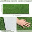 Artificial Grass Table Runners-13 x 36 Inches Faux Grass Table Runner for Golf Themed Party,Synthetic Turf Table Runner for Wedding Party, Birthday, Banquet, Baby Shower, Home Decor