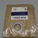 Sun Zero Easton Blackout Energy Efficient Grommet Curtain Panel, 40" x 95", Taupe(pack of 1)