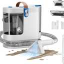 Portable & Upholstery Spot Cleaner Machine for Carpet, 15Kpa Couch Cleaner with 3 Tools, 16.4ft Power Cord, 54oz Large Water Tank, Carpet Shampooer, Carpet Cleaner for Rug, Stair, and Car,Cyan