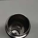 24oz Insulated Stainless Steel Water Bottle, Wide Mouth Double Wall Vacuum, Silicone Straw, Sweat & Leak Proof, BPA Free Insulated Water Flask for Travel, Keep Cold 24h Hot 12h, Black