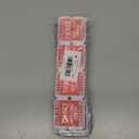 Pack of 4 L LIKED 200 Raffle Tickets, 50/50 Double Roll Tickets for Event, Raffles, Carnival, Door Prizes and Class Reward (Red)