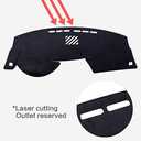 smabee Dash Mat for Lexus RX 350 450H 2010 2011 2012 2013 2014 2015 Dashmat Pad LHD Dashboard Cover Carpet Sun Shade Mats Black