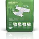 FitRight Bariatric Adult Diapers, Ultra Heavy Absorbency, 3XL (Waist Size 65in-84in), 12 Count, Disposable Incontinence Briefs for Men and Women, Moisture-Wicking, Leak Protection,