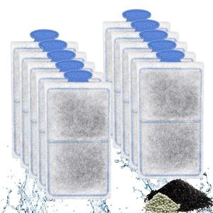 driamor 10 Pack PF-S Fish Tank Filter Cartridges Compatible with PF10 Power Filters Small Fish Tank Filters Cartridge Thickened Cotton with Zeolite Aquarium Filter Cartridge Replacement