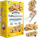 Nonni's THINaddictives Almond Thin Cookies - Lemon Blueberry Biscotti Italian Cookie Thin - Almond Cookie - Sweet Crunchy & Chewy - Biscotti Individually Wrapped Cookie - Kosher Coffee Cookie - 4.4 oz And Smoothie Bowl Granola And 2Pcs Jell-O