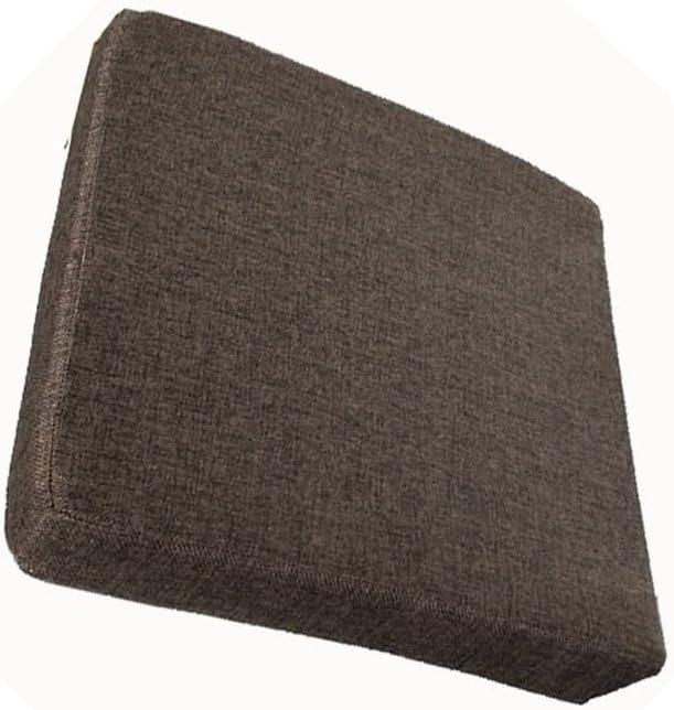 Red/Black Chair Thickened Pad for Office ChairMeditation Cushionv Floor Pillows Seating Linen High-Density Sponge Recliner Chair Cushion for Elderly (31 16X16X3IN/40X40X8CM)