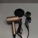 slopehill Professional Ionic Hair Dryer, Powerful 1800W Fast Drying Low Noise Blow Dryer with 2 Concentrator Nozzle 1 Diffuser Attachments for Home Salon Travel (Mocha Mousse)