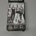 Laite Hebe 3 Pack Compression Sock-Compression Sock For Women and Men Circulation -Best for Running,Athletic Sports (Large-X-Large, 07-Black/Grey/Pink)