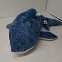 Ryttir 31 Inch XL Big Shark Stuffed Animal,Soft Shark Plush Chubbier Stuffed Shark Dcor Fuzzy Shark Pillow,Perfect Stress Relief Shark Gifts for Women Kids (Blue)