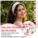 JATEBI 24pcs Headbands for Women Stretchy Wide Hairbands Workout Hair Accessories for Birthday Valentines