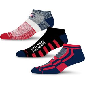 For Bare Feet NHL Unisex Stripe Stack 3 Pack (M)