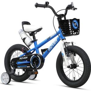 Glerc Rover Kids Bike, 12-18 Inch Boys Bike for 2-9 Years Old Children, Kids Bicycle with Water Bottle & Basket & Training Wheels, Multiple Colors