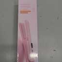 Cordless Hair Straightener Portable Travel Rechargeable Flat Iron, Fast Heating, Adjustable Temperature for Professional Straightening & Curling  Portable and Travel-Friendly (White)