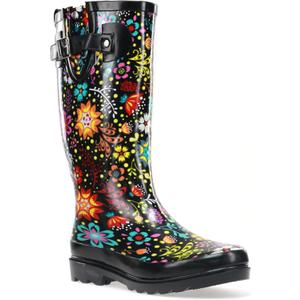 Western Chief Women's Tall Waterproof Rain Boot Outdoor Garden Shoes (8)