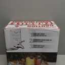 mustry Glass Drink Dispenser for Parties, 1 Gallon Beverage Dispenser with Stand and Spigot Solid Stainless Steel, Used as Lemonade Dispenser Sun Tea Jar Kombucha Jar, Set of 2