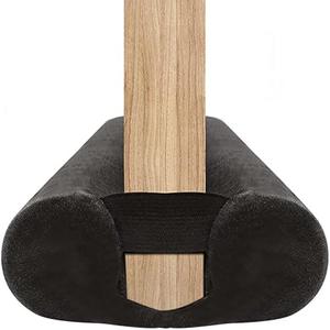 BKSAI Door Draft Stopper for Doors 29-35" No Adhesive Draft Stopper for Bottom of Door Draught Excluder Under Door Wind Blocker Reduce Noise Draught Excluder Sweep Sound Proof (Black), 1 Piece