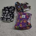 CuteBone Halloween Male Dog Diapers Belly Bands 3 Pack for Male Dogs Wraps Washable Doggie Pants DM23S (S(11"-14"))